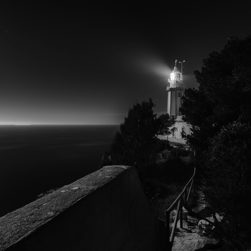 Harald Weimann - Fine Art Fotografie - Xavea (España) - Leuchtturm am Cabo de la Nao   -   Javea (Spanien) 2018